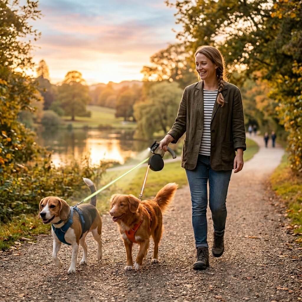 HachiWay Pro Çift Köpek Tasması